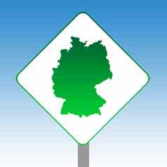 德国地图标志