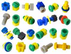 玩具塑料细节螺栓坚果齿轮