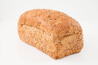 棕色（的）面包面包