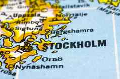 关闭斯德哥尔摩地图瑞典