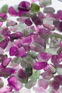 紫水晶砾石项链手镯珠子