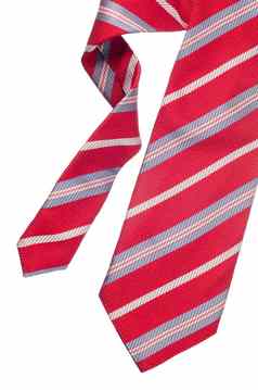 红色的模式领带