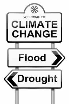 气候改变概念