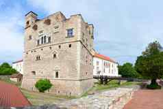 中世纪的岁的石头皇家城堡堡垒高贵的家庭
