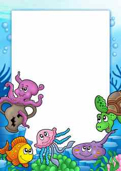 框架海洋动物