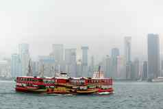 渡船在香港香港
