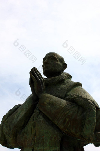 雕像教皇约翰保罗法蒂玛葡萄牙