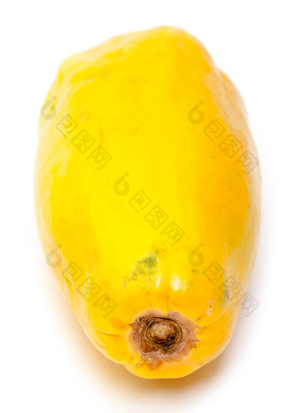 新鲜的黄色的木瓜