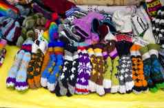 藏文佛教徒针织羊毛手套市场