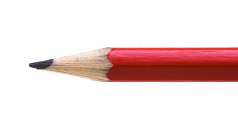 点红色的铅笔