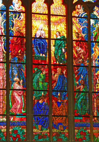 教堂玻璃窗口