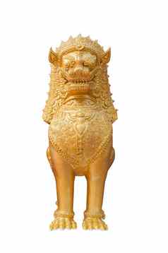 狮子雕像泰国艺术风格