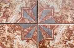瓷砖模式古老的陶瓷瓷砖