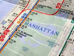 纽约地铁地图