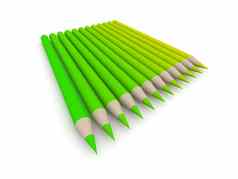 蜡笔颜色光谱绿色