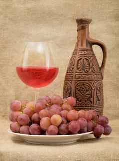 陶瓷瓶杯状葡萄