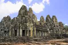 巴戎寺庙吴哥汤姆柬埔寨