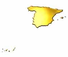 西班牙金地图