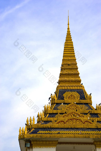 线圈柬埔寨皇家宫建筑