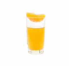 玻璃橙色汁橙色段