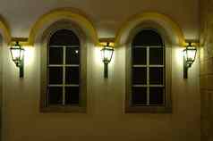外观窗户古董灯笼