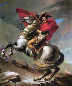 拿破仑波拿巴穿越阿尔卑斯山脉