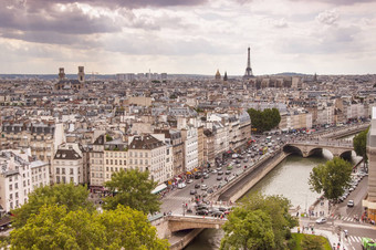 视图巴黎城市