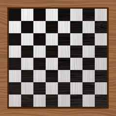 黑色的白色国际象棋董事会