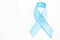蓝色的丝带前列腺癌癌症