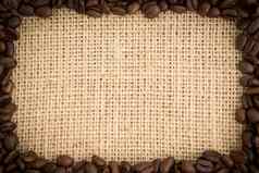 框架咖啡豆子