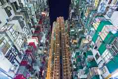人口过剩建筑在香港香港