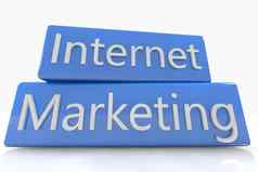 蓝色的盒子互联网市场营销