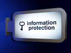 隐私概念信息保护关键广告牌巴克