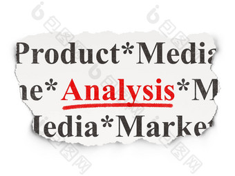 市场营销概念分析纸背景