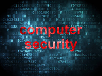 保护概念电脑安全数字背景