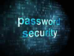 安全概念密码安全数字背景