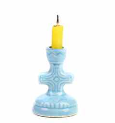 陶瓷烛台蜡烛