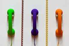 颜色手机电话绳子