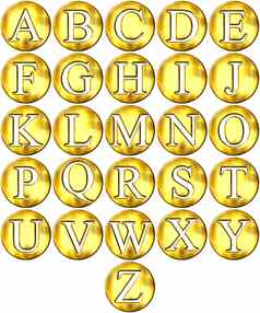 金框架字母