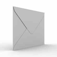 电子邮件概念白色背景孤立的图像