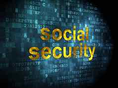 安全概念社会安全数字背景