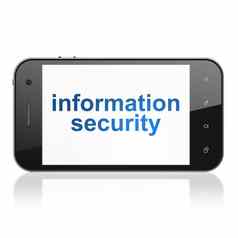 保护概念信息安全智能手机