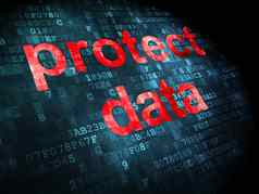 保护概念保护数据数字背景