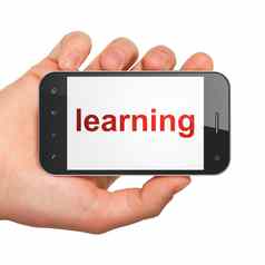 教育概念学习智能手机