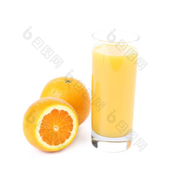 橙色汁玻璃片