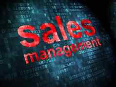 市场营销概念销售管理数字背景