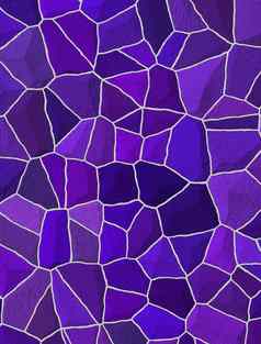 紫罗兰色的trencadis破碎的瓷砖马赛克