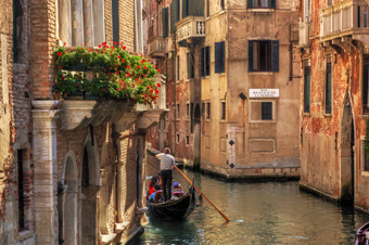 威尼斯意大利贡多拉浮点数运河威尼斯体系结构