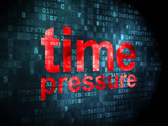 时间概念时间压力数字背景