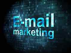 广告概念电子邮件市场营销数字背景